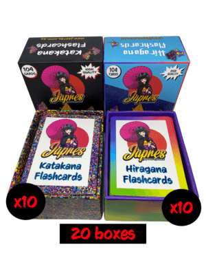 Japanese Hiragana and Katakana Flashcards Bundle